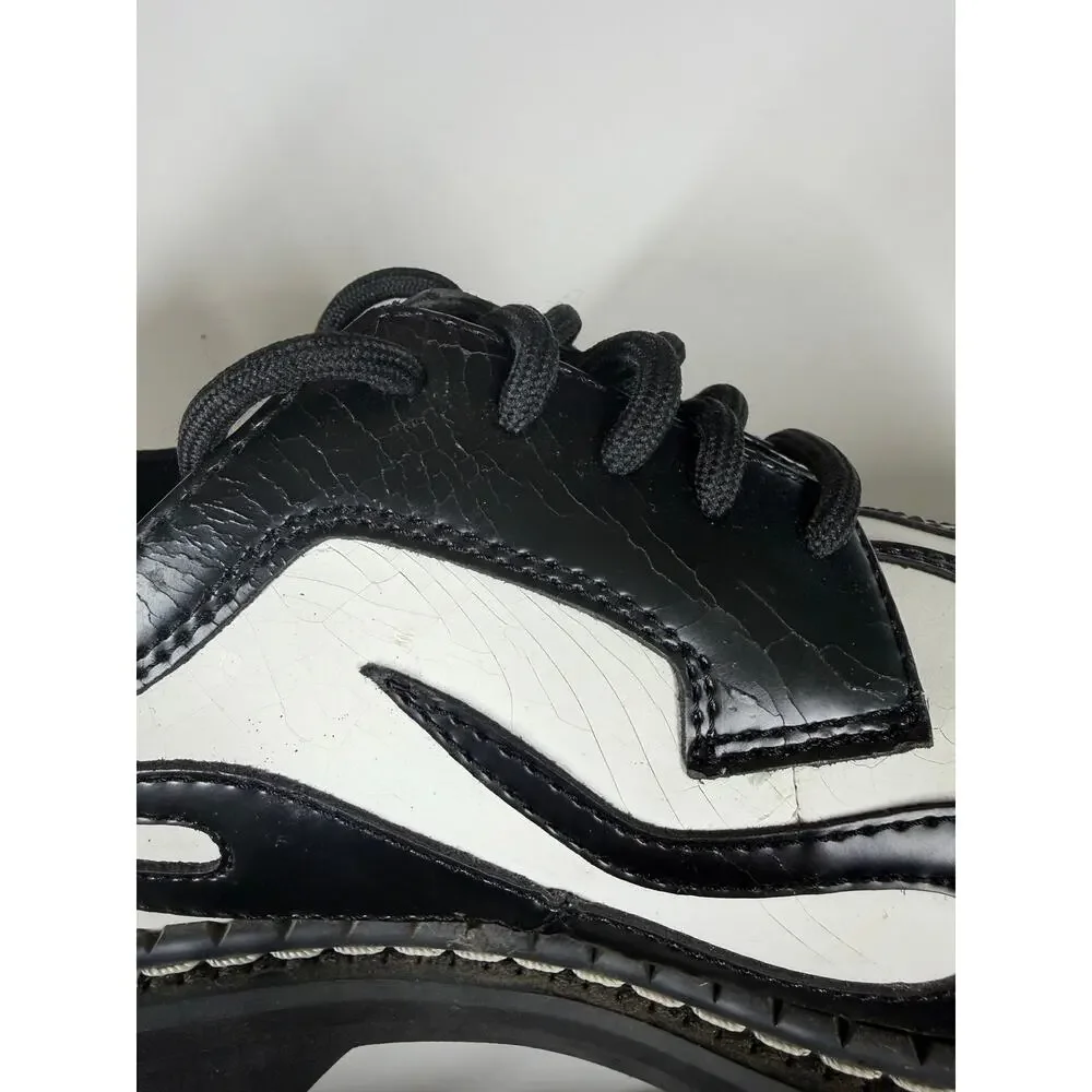 SKECHERS Platform Shoes 10 Flame Vintage 90's Rocker Punk Creepers Leather Rare
